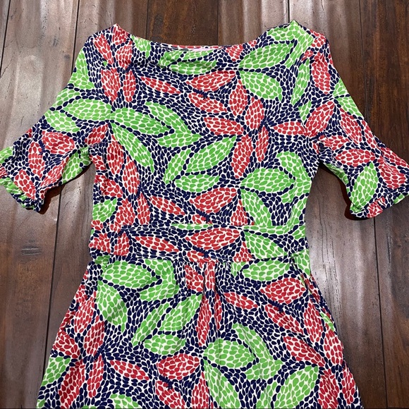 Lilly Pulitzer Red Green Tunic Top Dress Small - Picture 2 of 5